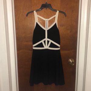 Beautiful black and white dress